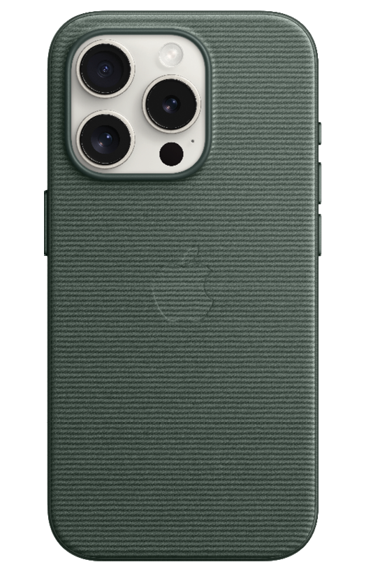 iPhone 15 Pro FineWoven Case with MagSafe - Evergreen
